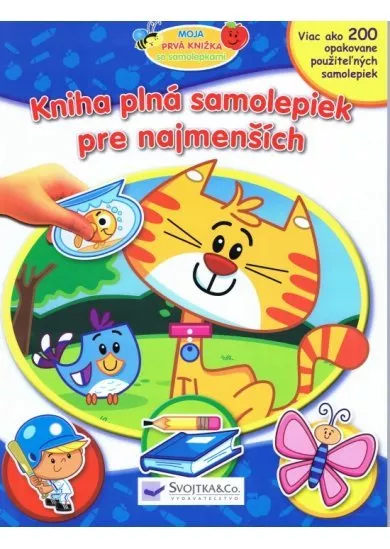 Kniha plná samolepiek pre najmenších