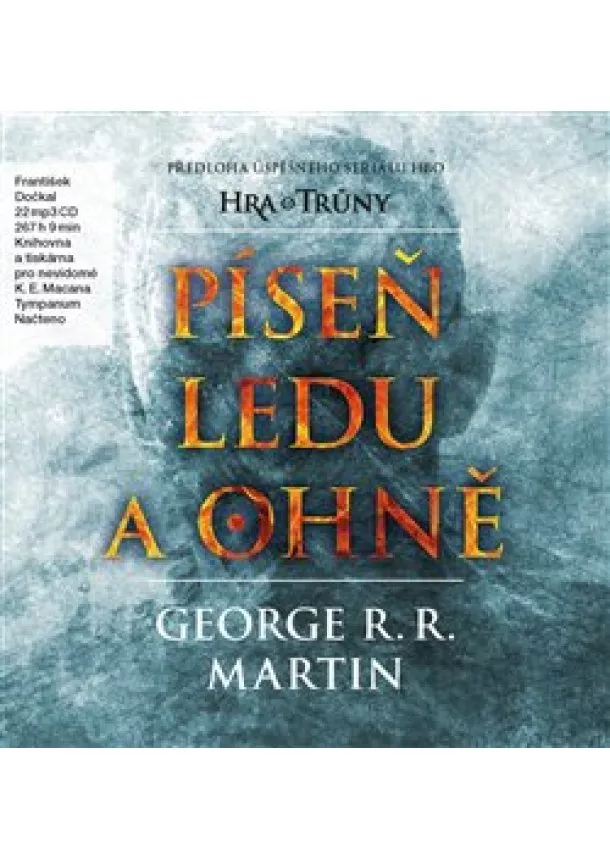 George R.R. Martin - Píseň ledu a ohně (22x Audio na CD - MP3)