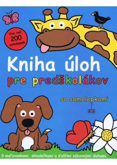 Kniha úloh pre predškolákov so samolepkami