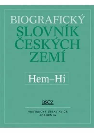 Biografický slovník českých zemí Hem-Hi