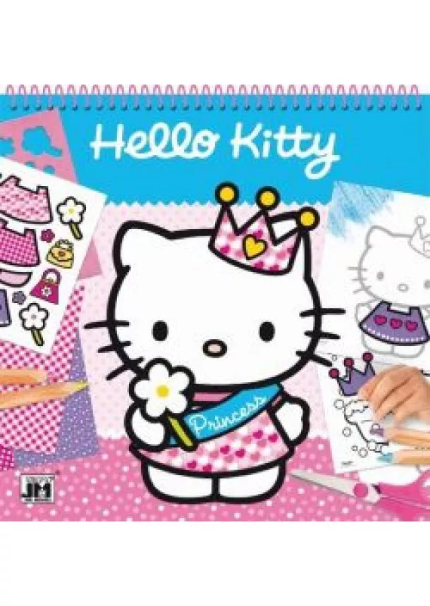 autor neuvedený - Hello Kitty - Maľuj, strihaj, nalepuj