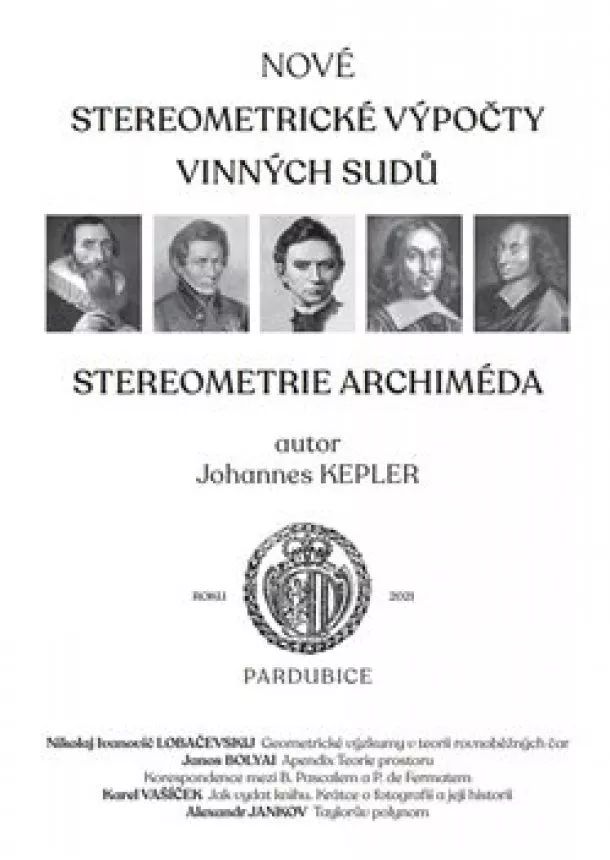 Johannes Kepler - Nové stereometrické výpočty vinných sudů - Stereometrie Archiméda