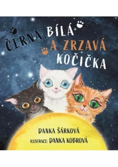 Černá, bílá a zrzavá kočička