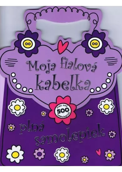 Moja fialová kabelka ( plná samolepiek)