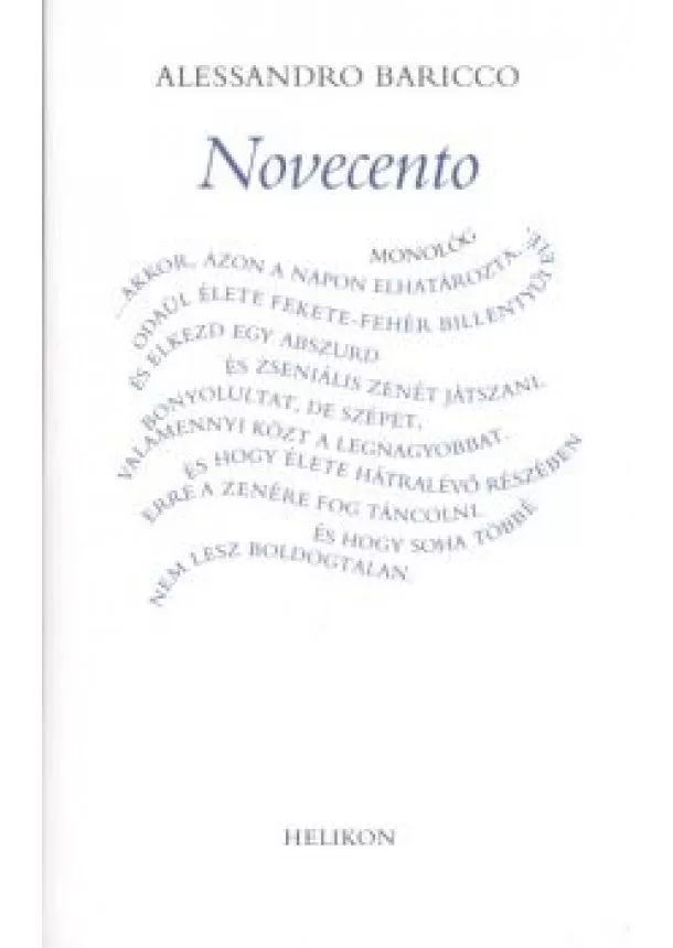 ALESSANDRO BARICCO - NOVECENTO