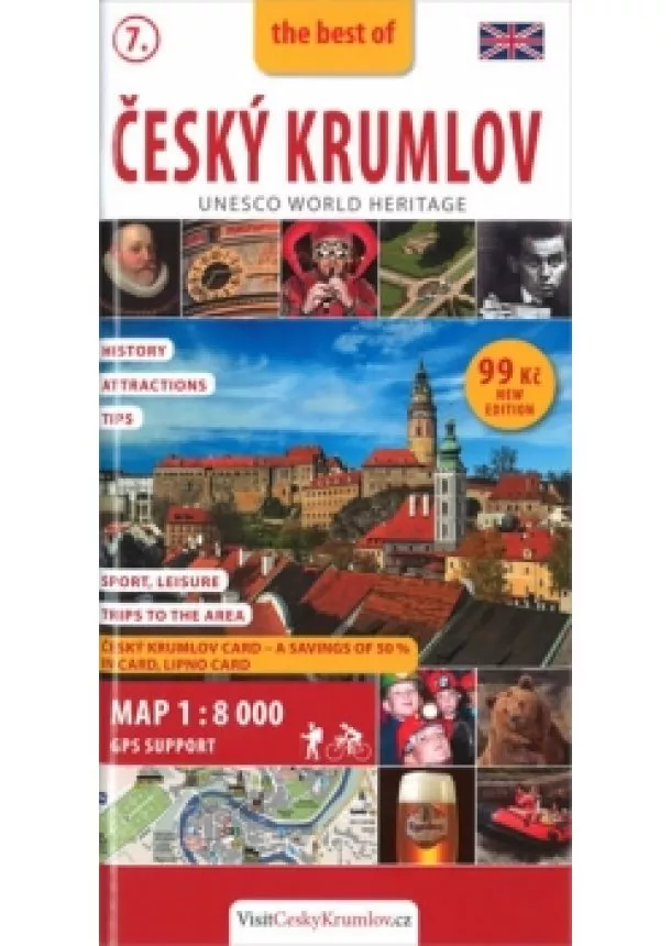 Jan Eliášek - Český Krumlov - kapesní průvodce/anglicky