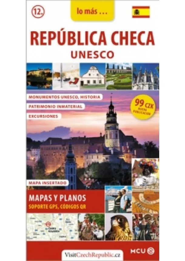 Jan Eliášek - Česká republika UNESCO - kapesní průvodce/španělsky