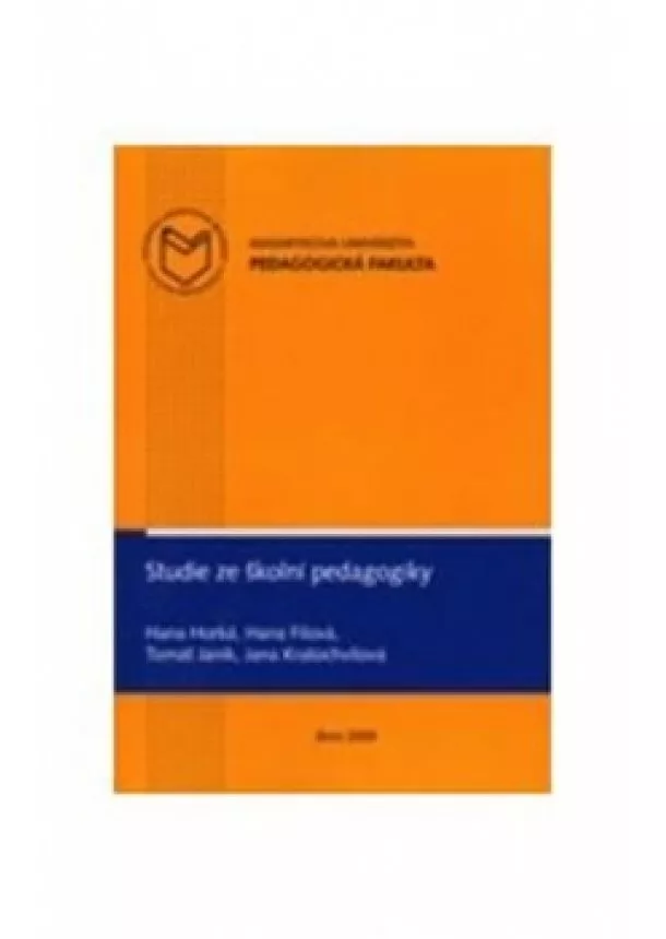 Hana Fialová - Studie ze školní pedagogiky