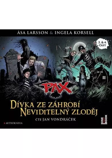 Pax 3 & 4 - Dívka ze záhrobí & Neviditelný zloděj - CDmp3 (Čte Jan Vondráček)