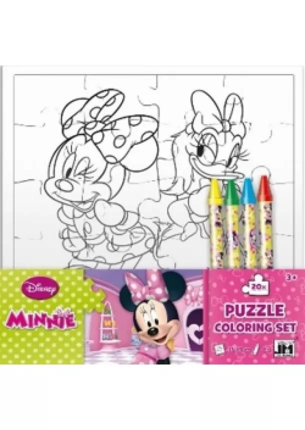 autor neuvedený - Minnie - Omalovánka puzzle