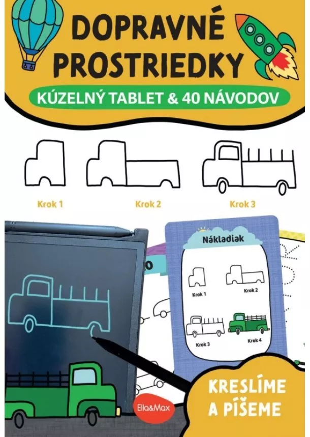 kol - Kúzelný tablet & 40 návodov – DOPRAVNÉ PROSTRIEDKY