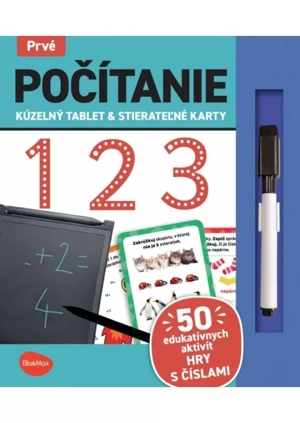 kol. - Kúzelný tablet & stierateľné karty – Prvé POČÍTANIE