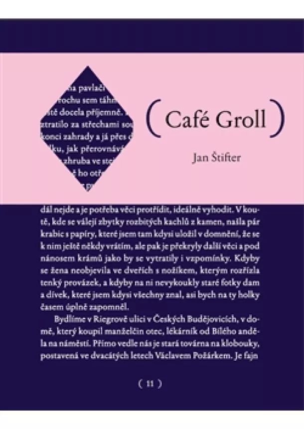 Jan Štifter - Café Groll