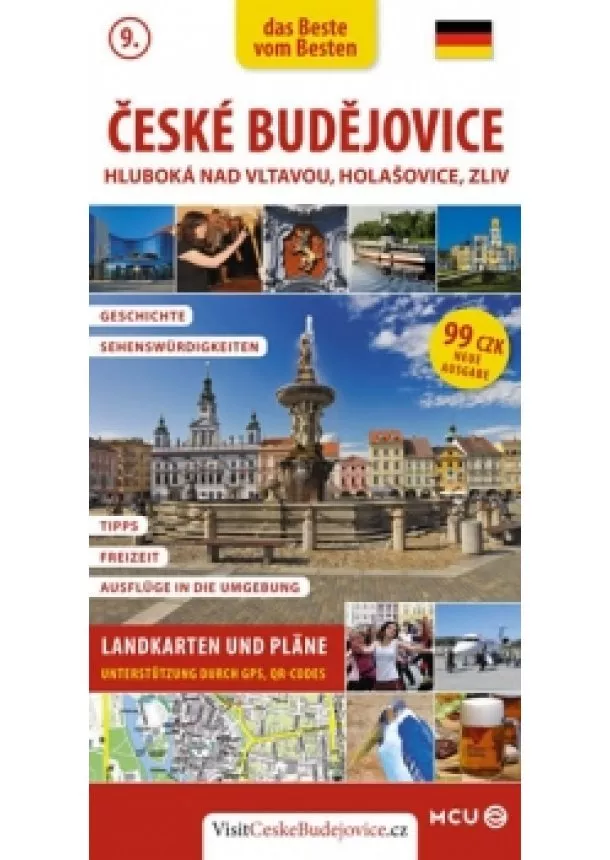 Jan Eliášek - České Budějovice - kapesní průvodce/německy