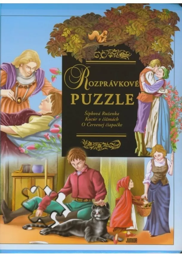 autor neuvedený - Rozprávkové PUZZLE - Šípková Ruženka, ...