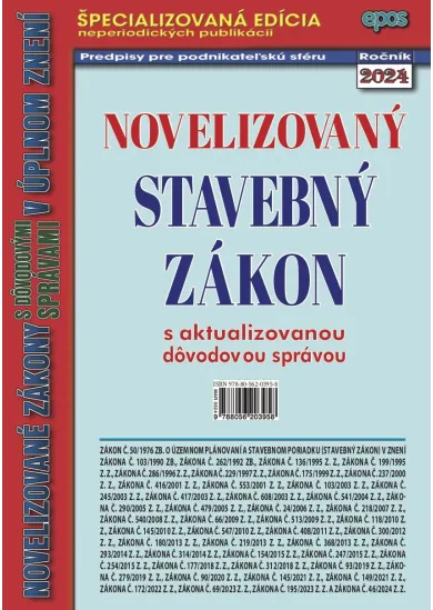 Novelizovaný stavebný zákon