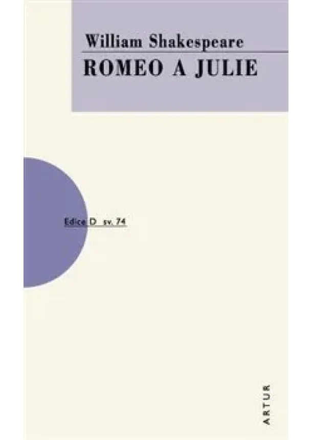 William Shakespeare - Romeo a Julie