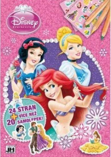 Omalovánky A4+ Disney Princezné 