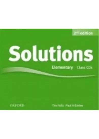 Solutions Elementary - Second Edition - Class audio CDs Maturita