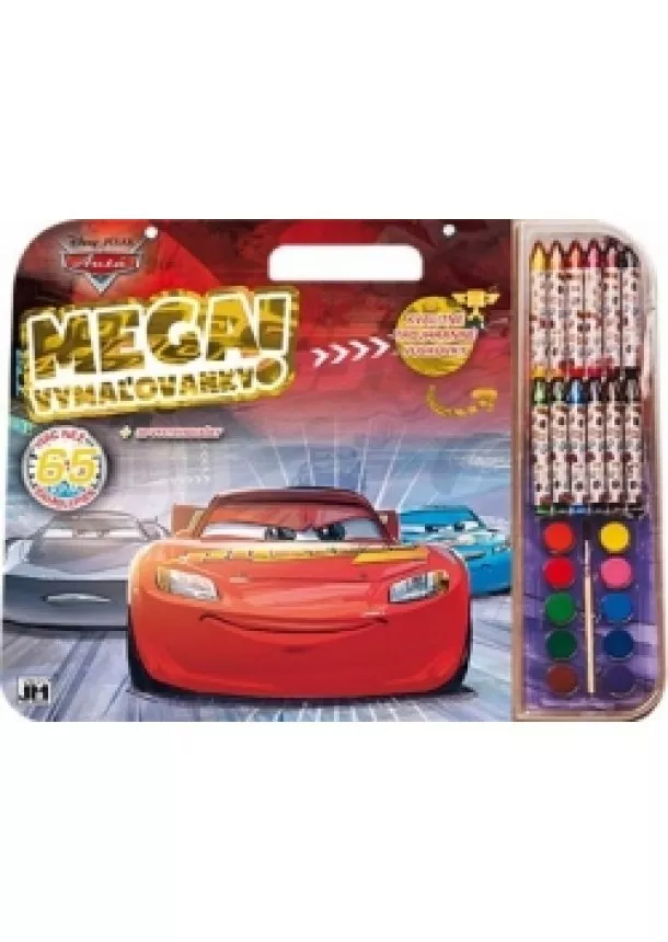 Disney/Pixar - Mega vymaľovankový set/ Cars - + 3D vystrihovačky
