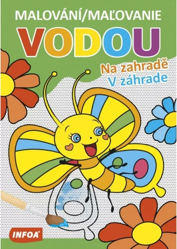 autor neuvedený - Maľovanie vodou - V záhrade