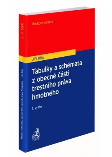 Tabulky a schémata z obecné části trestního práva hmotného (3. vydání)