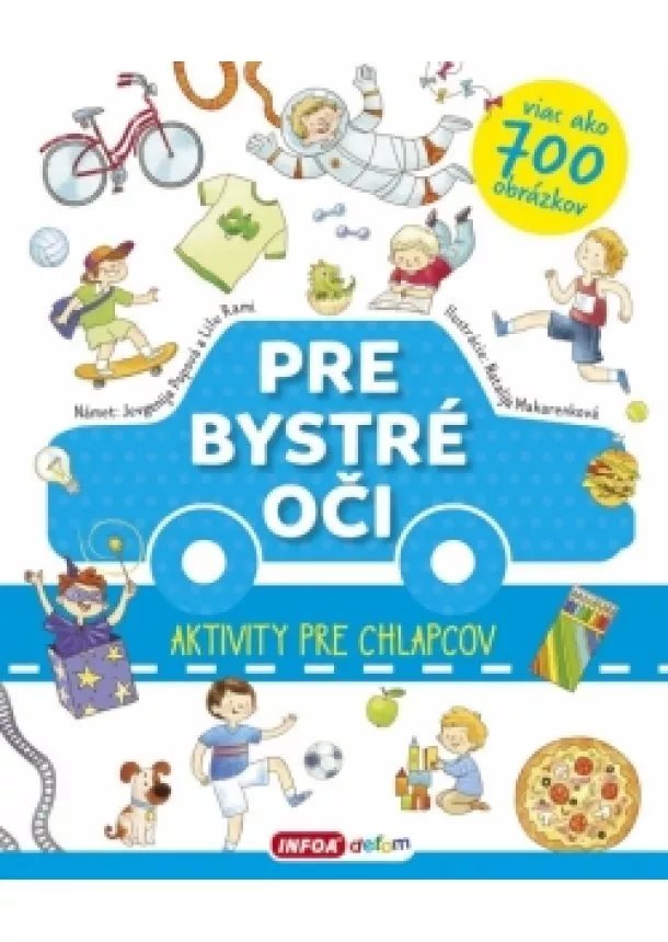 Jevgenija Popová,Lilu Rami - Pre bystré oči - aktivity pre chlapcov