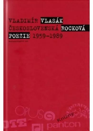 Československá rocková poezie 1959-1989