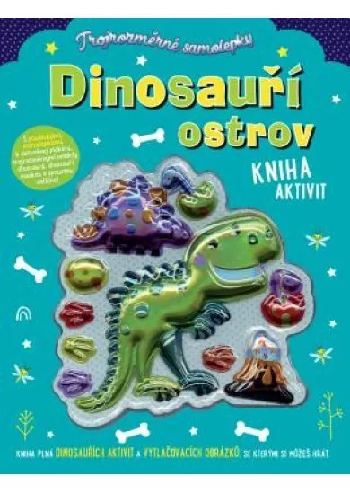 Trojrozměrné samolepky Dinosauří ostrov