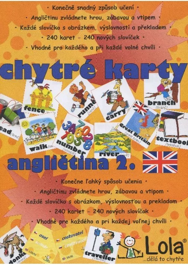 Chytré karty: Angličtina slovíčka 2