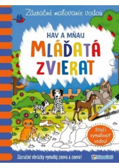 Mláďatá zvierat - Zázračné maľovanie vodou