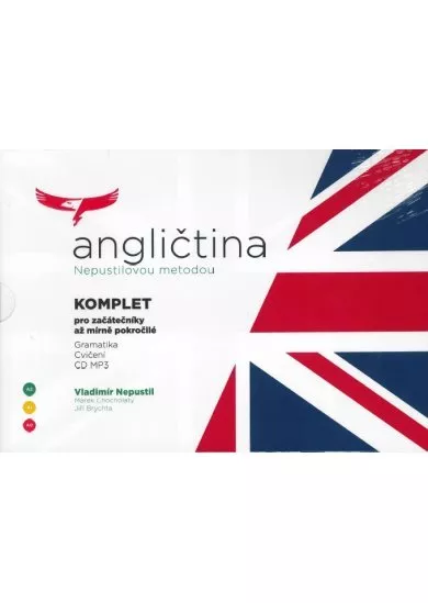 Angličtina - Komplet pro začátečníky až mírně pokročilé (2 knihy + CDmp3)