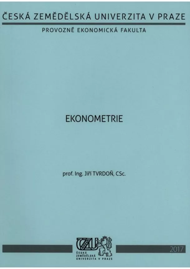 Jiří Tvrdoň  - Ekonometrie