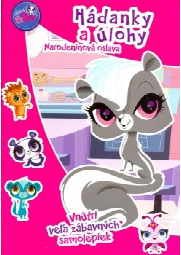 Hasbro - Littles Pet Shop - Hádanky a úlohy - Narodeninová oslava 