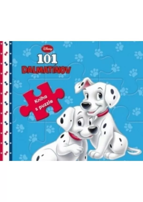 Walt Disney - 101 Dalmatiínov - Kniha s puzzle