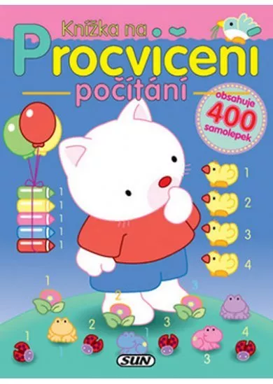 Knížka na procvičení - počítání + 400 samolepek