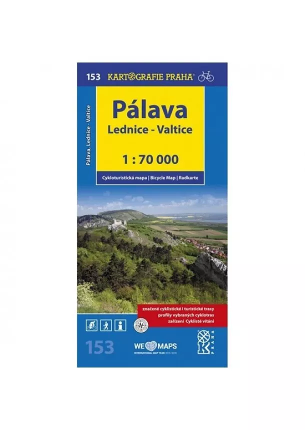 autor neuvedený - 1: 70T(153)-Pálava, Lednice-Valtice (cyklomapa)