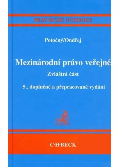 Mezinárodní právo veřejné - zvláštní část - 5. vyd.