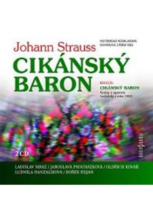 Johann Strauss - Cikánský baron - 2CD