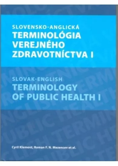 Slovensko-anglická terminológia verejného zdravotníctva