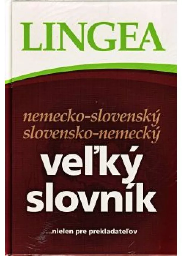 Kolektív - Nemecko-slovenský a slovensko-nemecký veľký slovník 2. vydanie