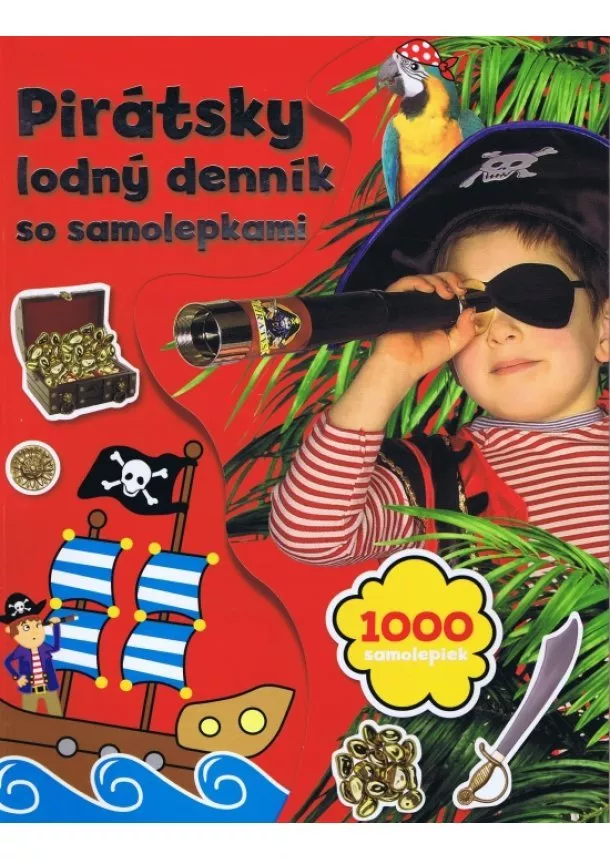 autor neuvedený - Pirátsky lodný denník so samolepkami