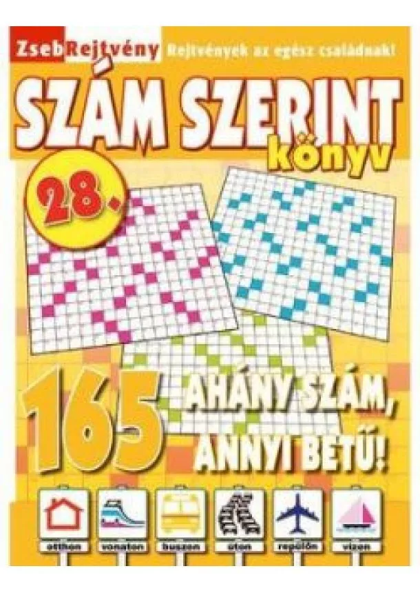 Zsebrejtvény Szám szerint könyv 28.