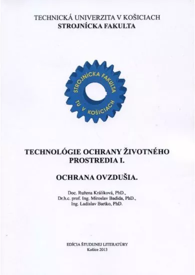 Technológie ochrany životného prostredia I. - Ochrana ovzdušia