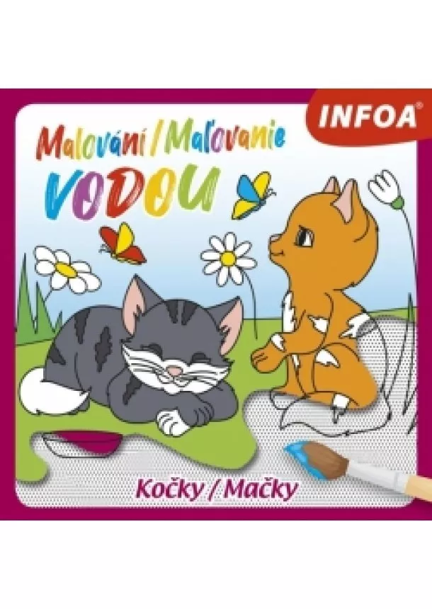 autor neuvedený - Malování / Maľovanie vodou – Kočky