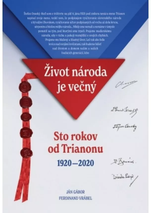 Ján Gábor, Ferdinand Vrábel - Život národa je večný/Sto rokov od Trianonu 1920 - 2020