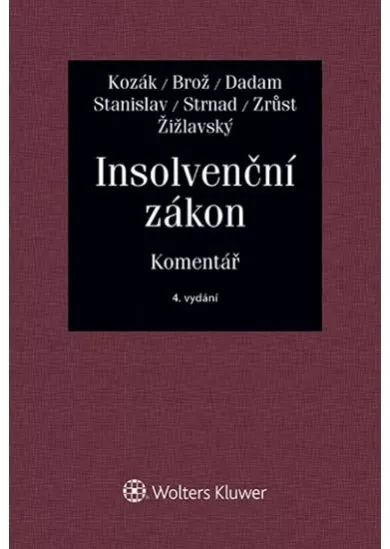 Insolvenční zákon: Komentář