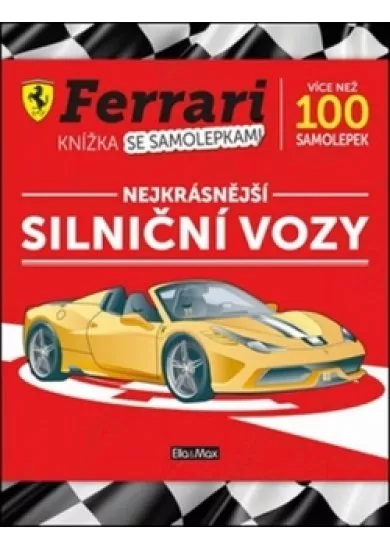 FERRARI, silniční vozy - Kniha samolepek