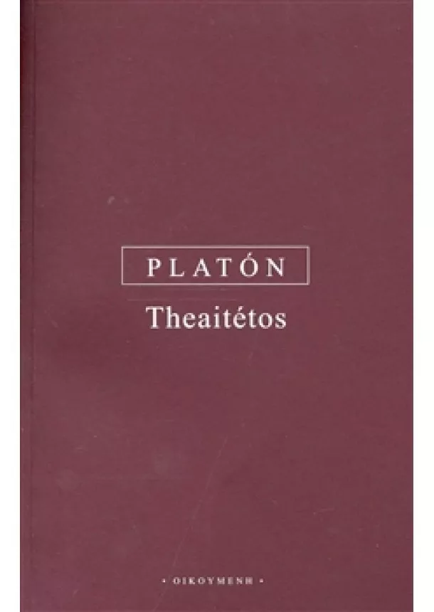 Platón - Theaitétos