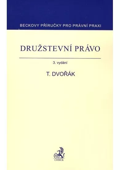 Družstevní právo - 3. vydání